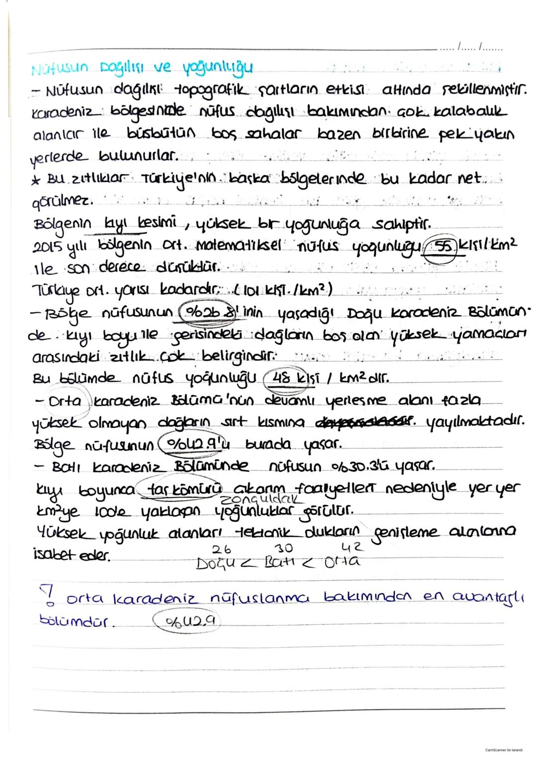 Karadeniz Coğrafyası
Toprak örtüsü
/...../.......
★ Karadeniz bölgesi, nemli bir iklimin etkisinde olduğun-
alan kesimlerde yıkanma yok (dek