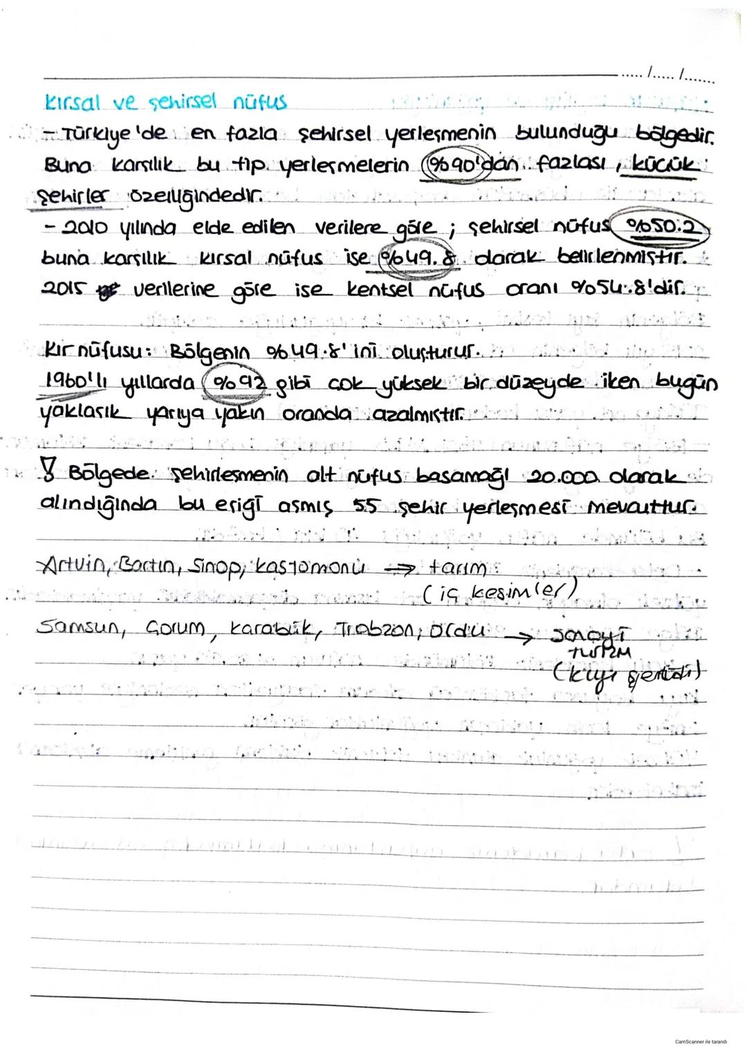 Karadeniz Coğrafyası
Toprak örtüsü
/...../.......
★ Karadeniz bölgesi, nemli bir iklimin etkisinde olduğun-
alan kesimlerde yıkanma yok (dek