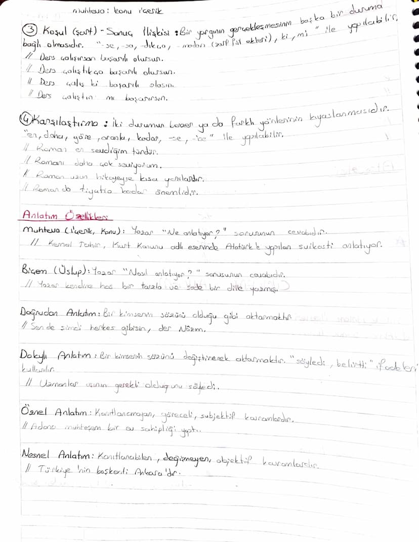 CÜMLEDE
ANLAM
Cümlede Anlam ilişkileri.
①Amaç Sonuç Mişkisi: Bir
-mak üzere "ub. ek ve
yargının gayesiyle birlikle verilmesidir. "-mak lain,