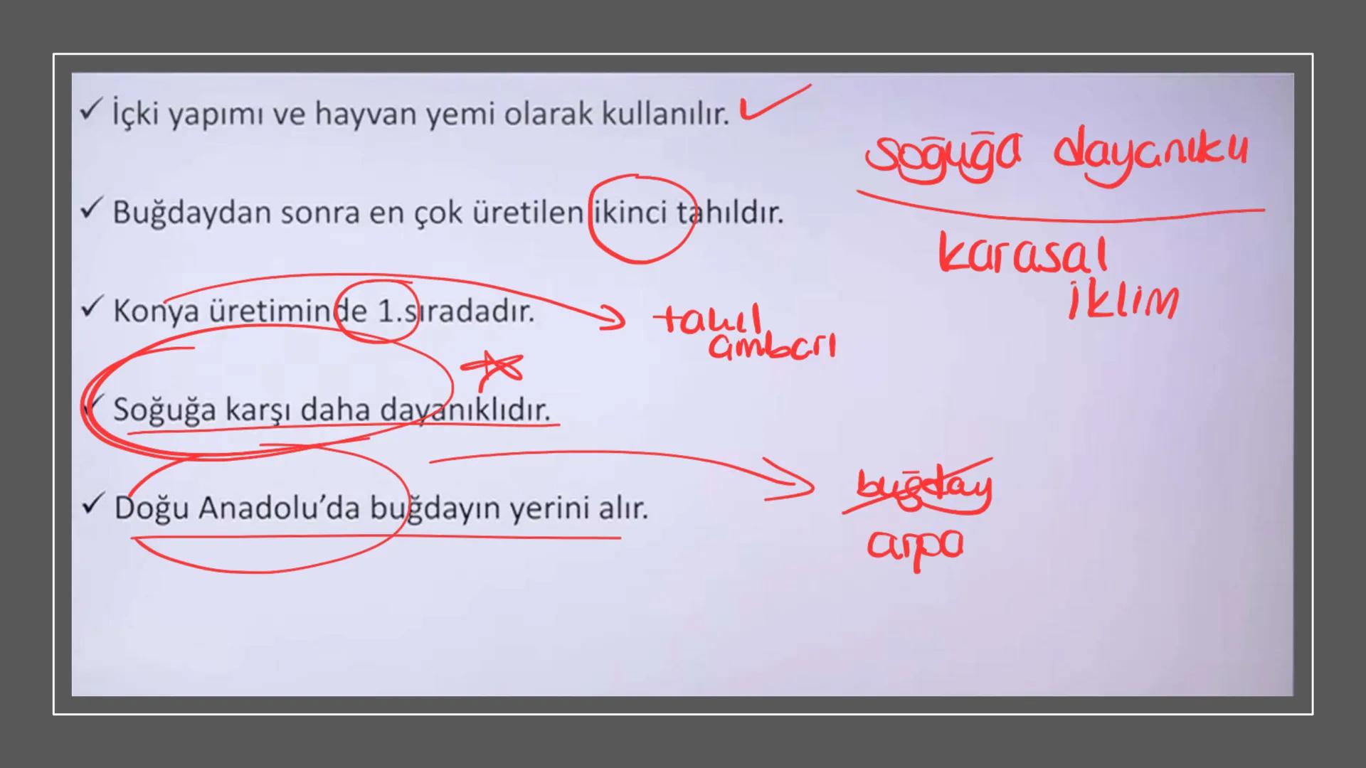 TÜRKİYE'DE TARIM Tarım Tipleri
▸ Ekstansif Tarım
eski tarım
geleneksel, kaba, eski tarım
İklim koşullarına bağlıdır ve verim düşüktür
Genell