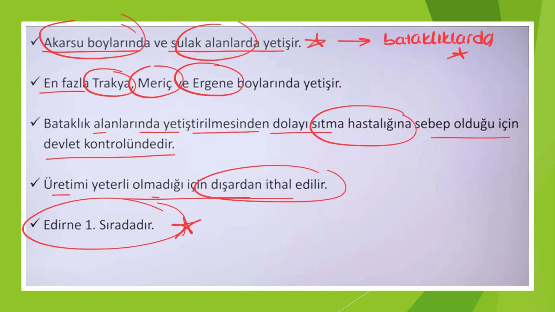 TÜRKİYE'DE TARIM Tarım Tipleri
▸ Ekstansif Tarım
eski tarım
geleneksel, kaba, eski tarım
İklim koşullarına bağlıdır ve verim düşüktür
Genell