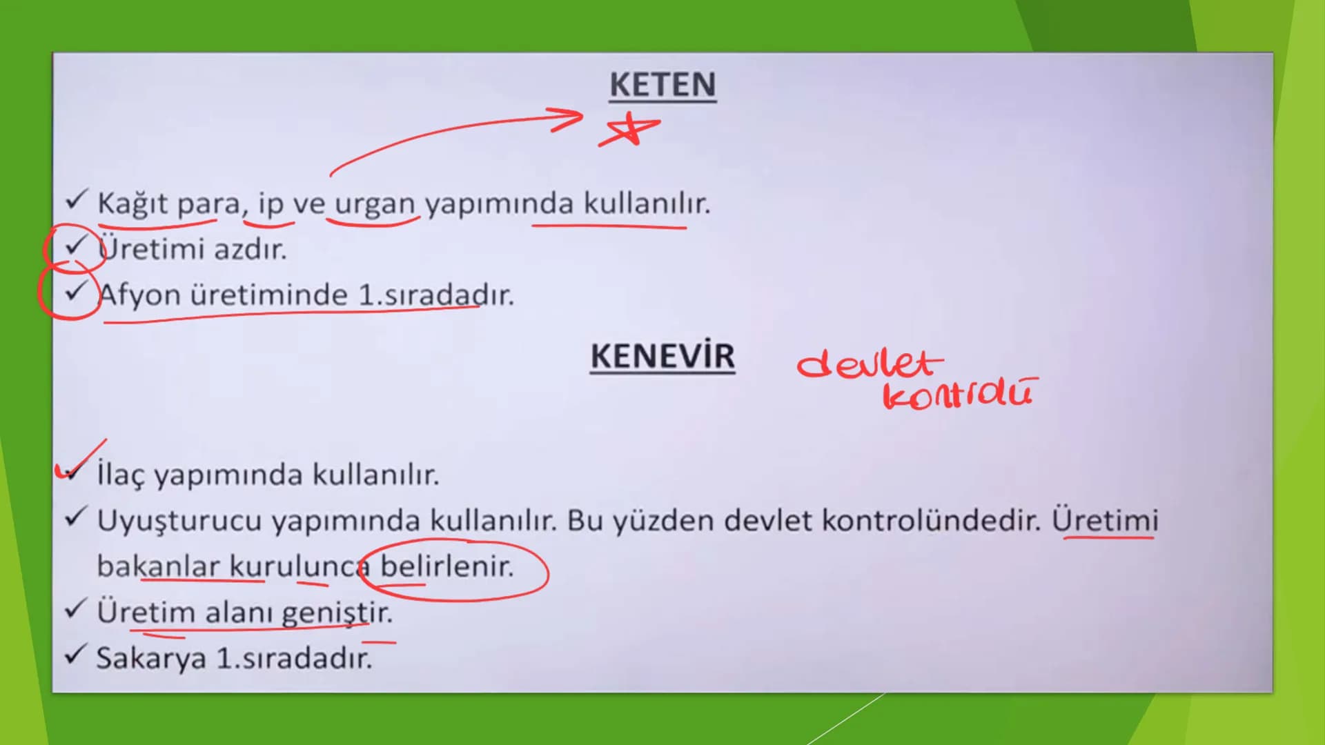 TÜRKİYE'DE TARIM Tarım Tipleri
▸ Ekstansif Tarım
eski tarım
geleneksel, kaba, eski tarım
İklim koşullarına bağlıdır ve verim düşüktür
Genell