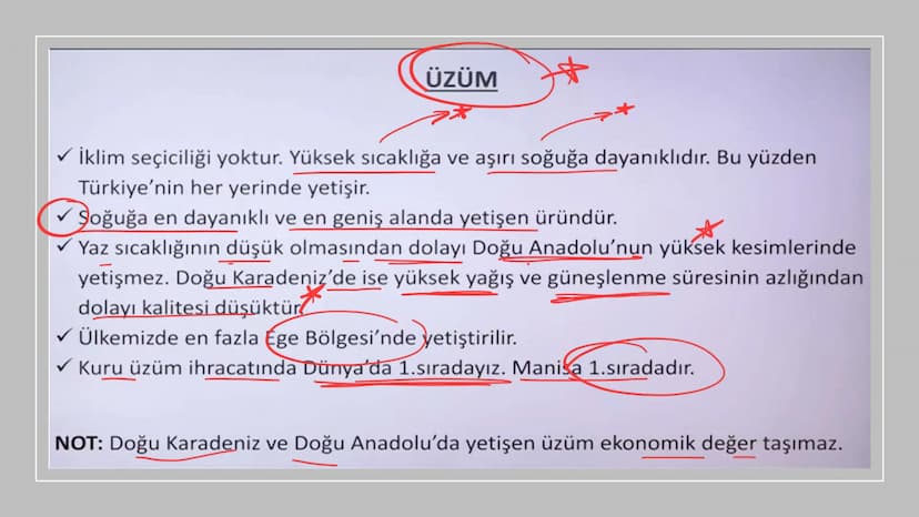 TÜRKİYE'DE TARIM Tarım Tipleri
▸ Ekstansif Tarım
eski tarım
geleneksel, kaba, eski tarım
İklim koşullarına bağlıdır ve verim düşüktür
Genell