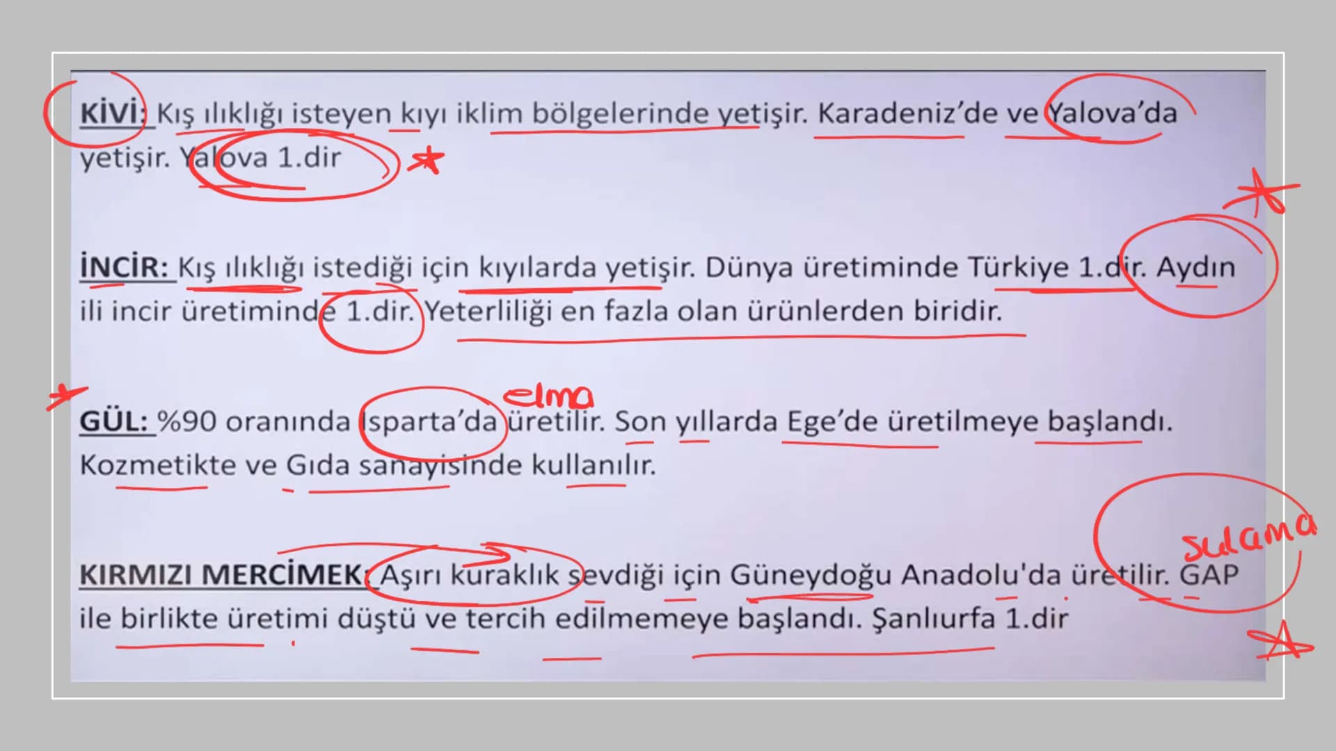 TÜRKİYE'DE TARIM Tarım Tipleri
▸ Ekstansif Tarım
eski tarım
geleneksel, kaba, eski tarım
İklim koşullarına bağlıdır ve verim düşüktür
Genell