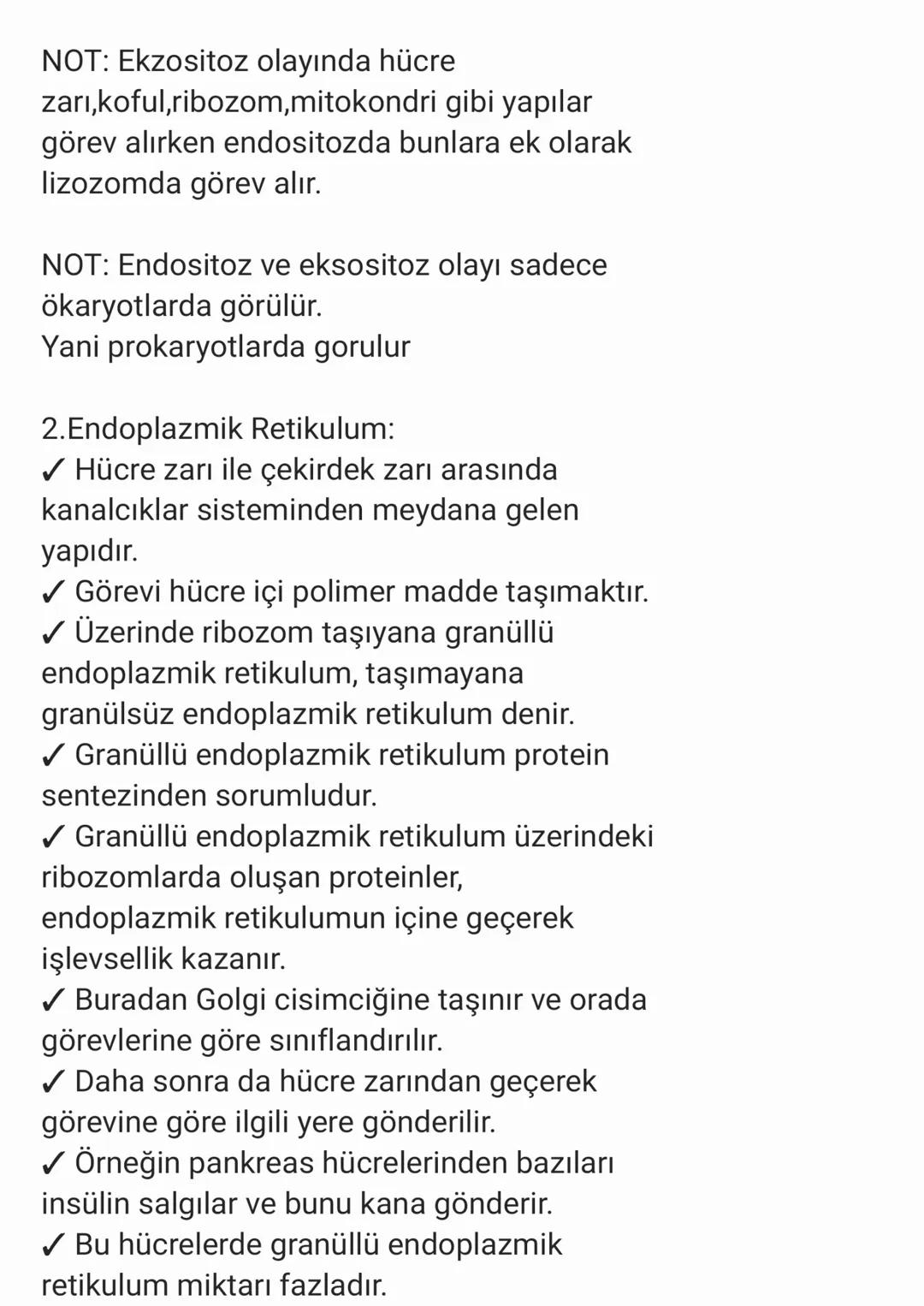STOPLAZMA VE ORGANELLER:
✓ Ökaryot hücrelerde çekirdek ile hücre zarı
arasında kalan kısma sitoplazma denir.
✓ Sitoplazma, organellerden ve 