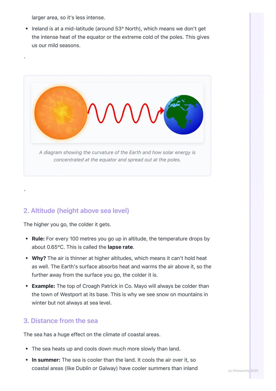 # Factors Affecting Climate

An introduction to factors affecting climate

Climate isn't the same everywhere. Some places are hot and dry, o