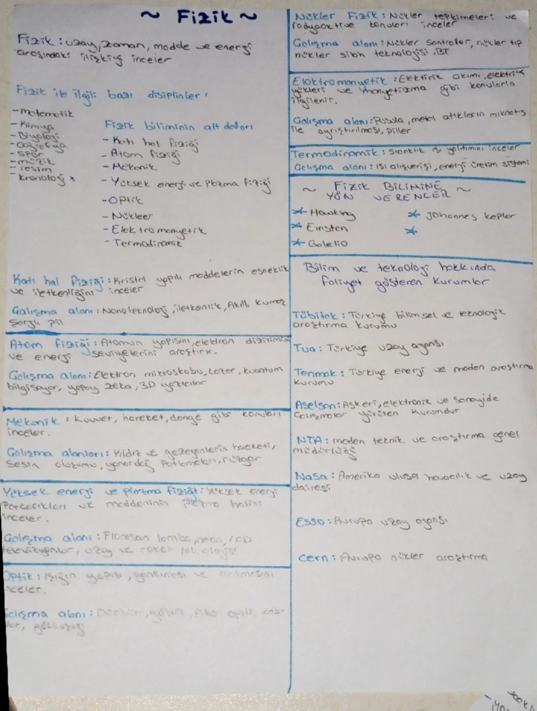 9.sınıf fizik 1.donem 1.yazili konu anlatımı notlari
