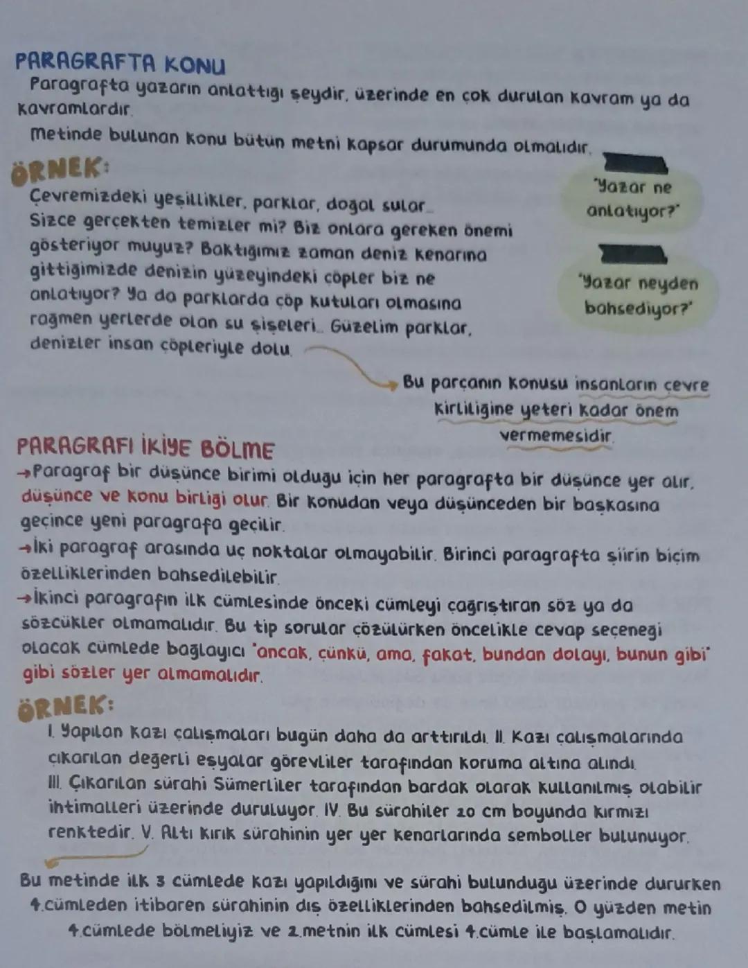# PARAGRAF

Herhangi bir olayı, durumu, düşünceyi, kavramı veya varlığı anlatan cümleler
topluluğuna paragraf nedir.

Butun paragraf sorular