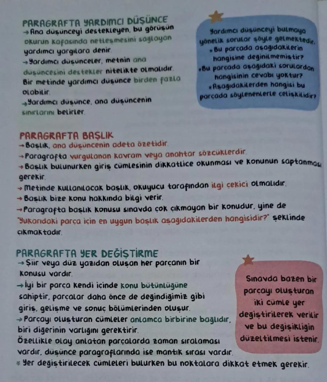 # PARAGRAF

Herhangi bir olayı, durumu, düşünceyi, kavramı veya varlığı anlatan cümleler
topluluğuna paragraf nedir.

Butun paragraf sorular