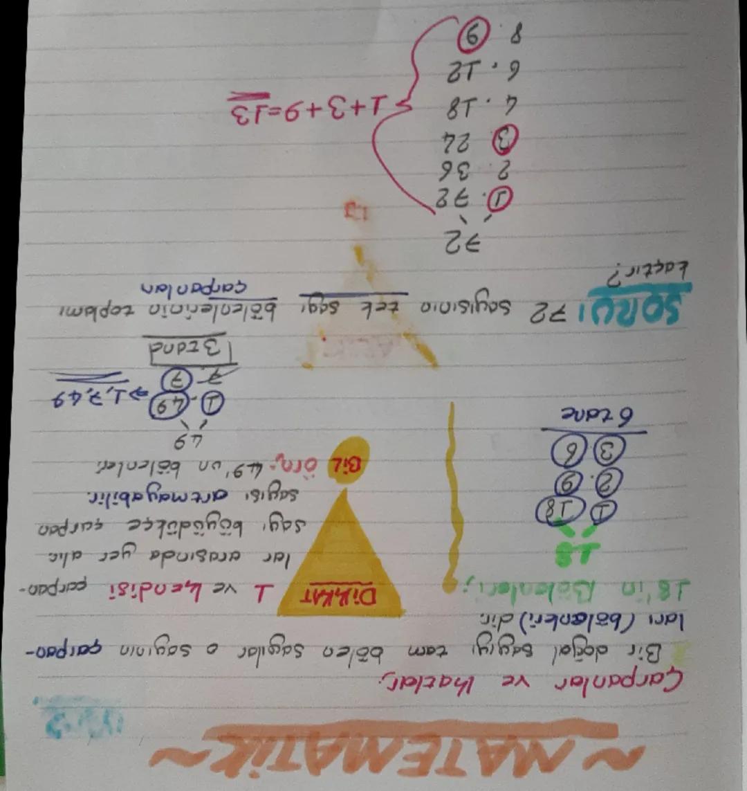 8. Sınıf Matematik: Çarpanlar ve Katlar - 1. Ünite