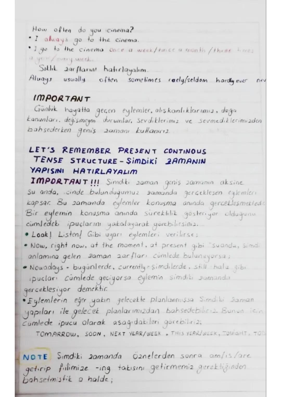 LET'S REMEMBER SIMPLE TENSE STRUCTURE
GENIS ZAMANIN YAPISINI
HATIRLAYALIM
Affirmative Sentences - Olumlu Cümleler
• I love swimming and cycl