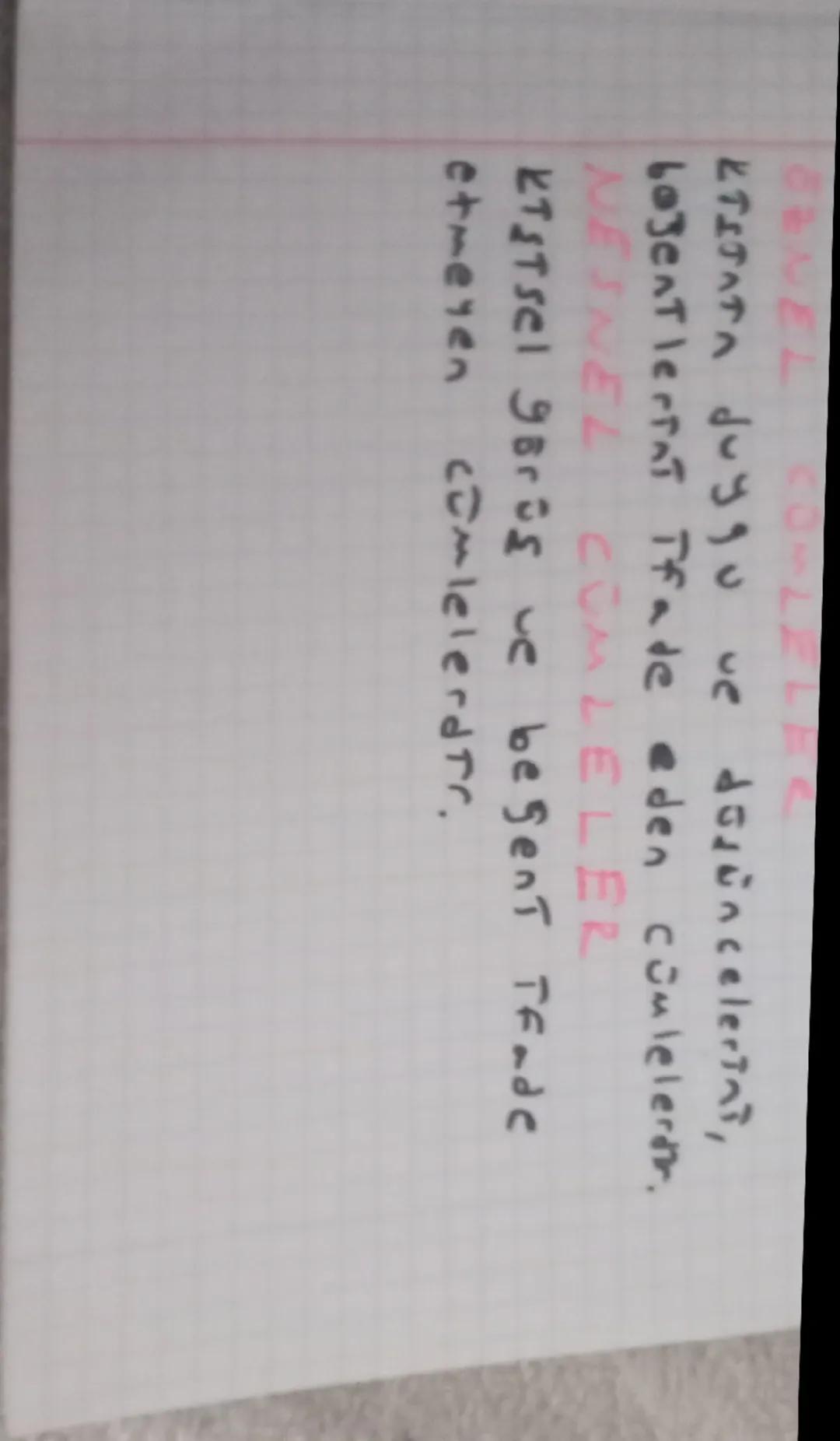 GENEL COMLELE
KTITATA duygu ve düsüncelerini,
bogentlertat ifade eden cümlelerdir.
NESNEL CUMLELER
KTSTsel Brüş ve begent ifade
etmeyen cüml