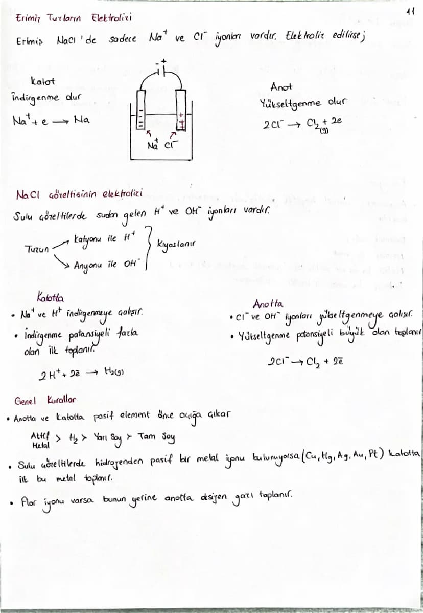 Kimya
ve Elektrik
Elektron alışverişinin olduğu tepkimelere indirgenme - yükseltgenme tep. denir.
indirgenme Tepkimeleri (Redüksiyon)
Bir at
