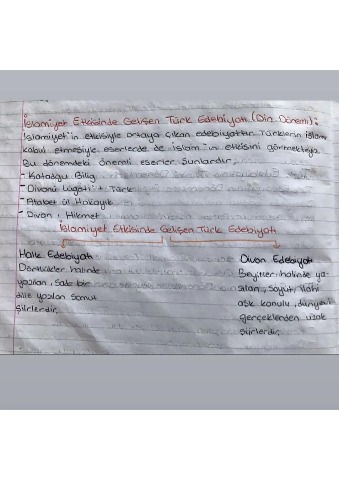 4x
1.UNITE Edebiyat ini
Edebiyat ve Din ilişkisi
Din ve edebiyat karşılıklı olarak birbirlerini etkiler ve kendi içinde
birbirlerinden fayda