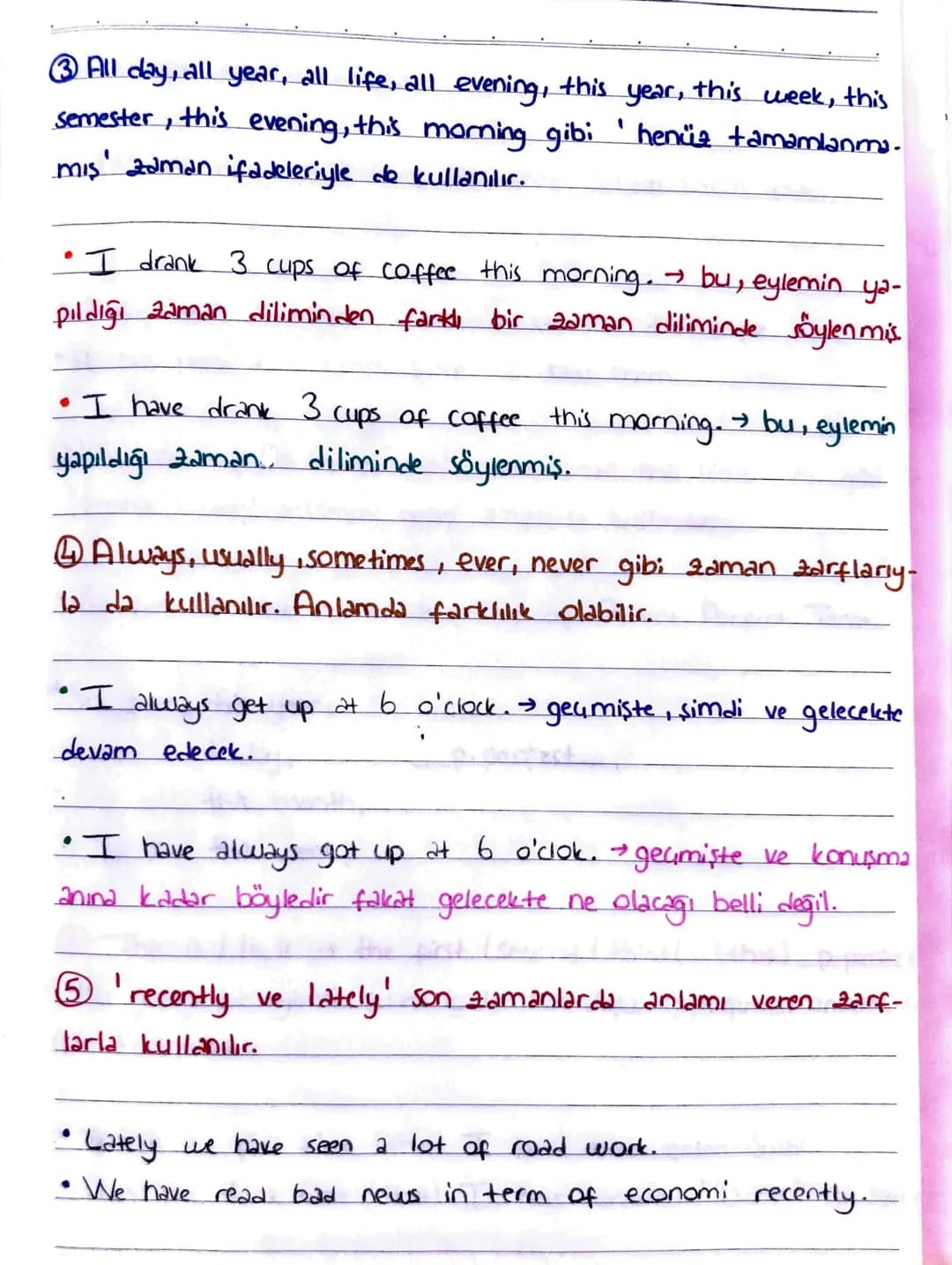 #PRESENT PERFECT TENSE #
I have I has + N3
Geçmişte başlamış ve konuşma
naw
anına kadar devam eden 0-
layları anlatır.
Past
• I have taught 