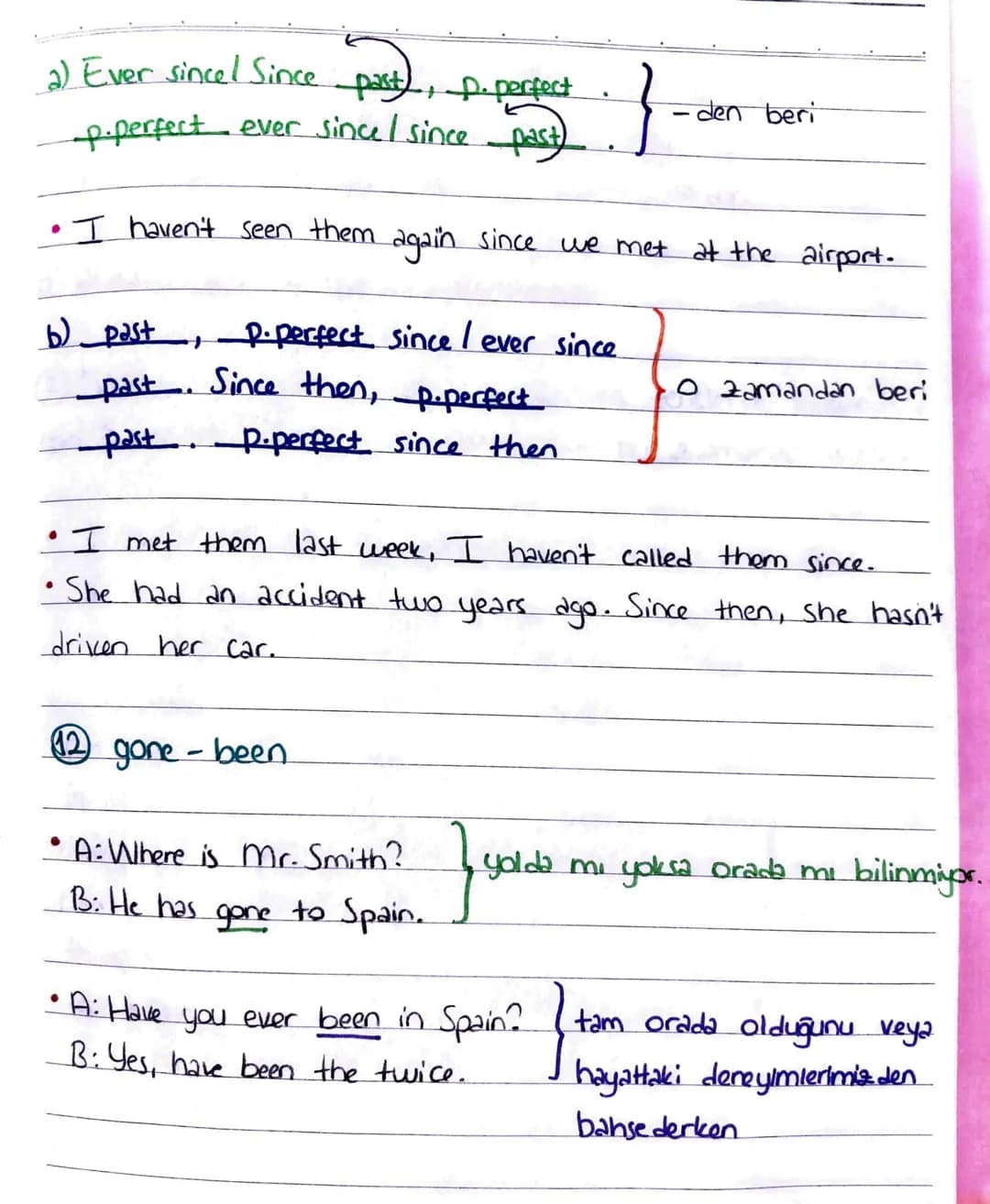 #PRESENT PERFECT TENSE #
I have I has + N3
Geçmişte başlamış ve konuşma
naw
anına kadar devam eden 0-
layları anlatır.
Past
• I have taught 