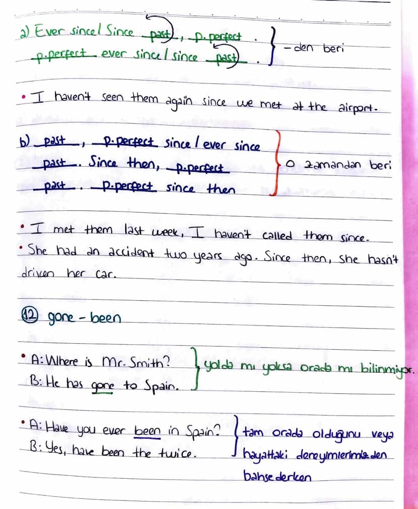 #PRESENT PERFECT TENSE #
I have I has + N3
Geçmişte başlamış ve konuşma
naw
anına kadar devam eden 0-
layları anlatır.
Past
• I have taught 