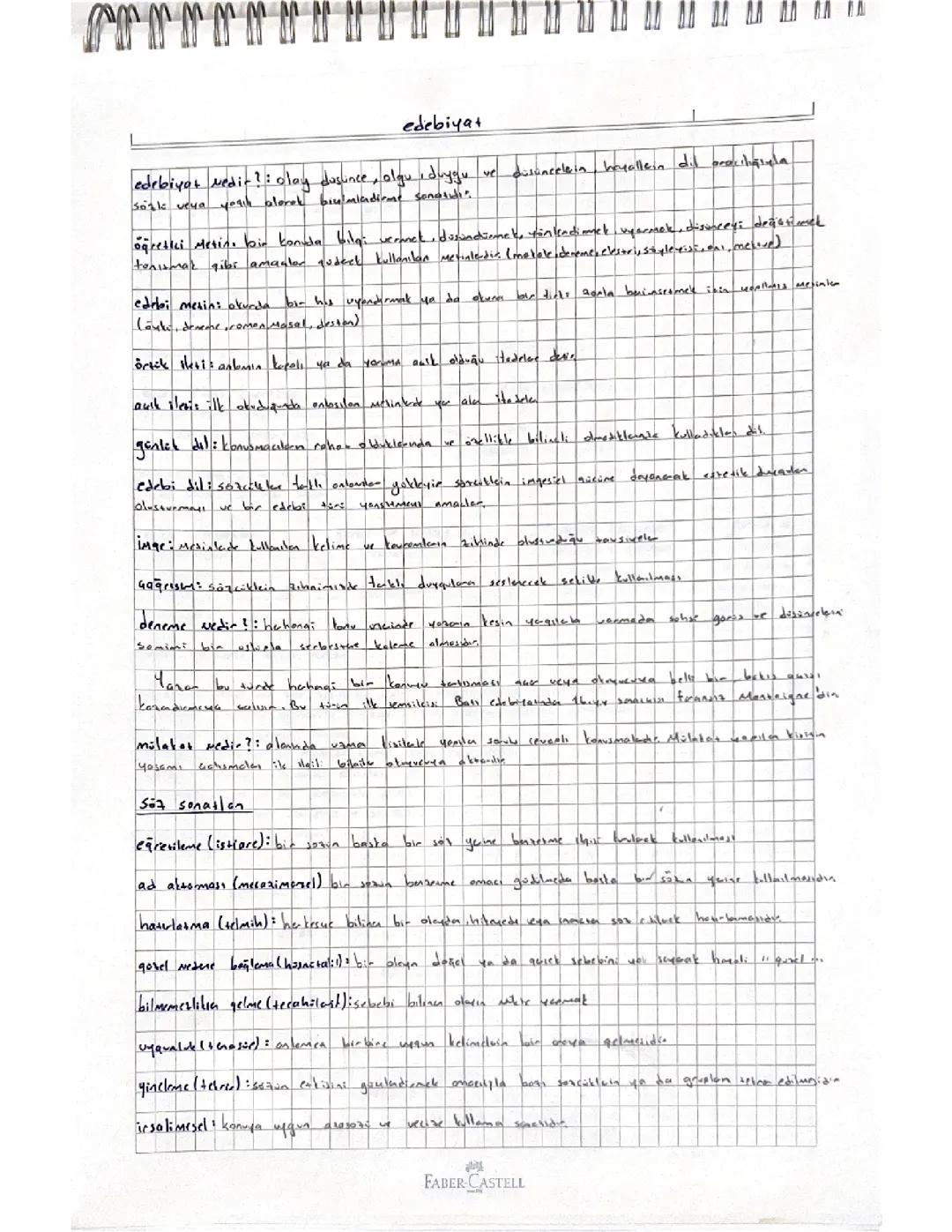 9. Sınıf Edebiyat Konularına Hazırlık