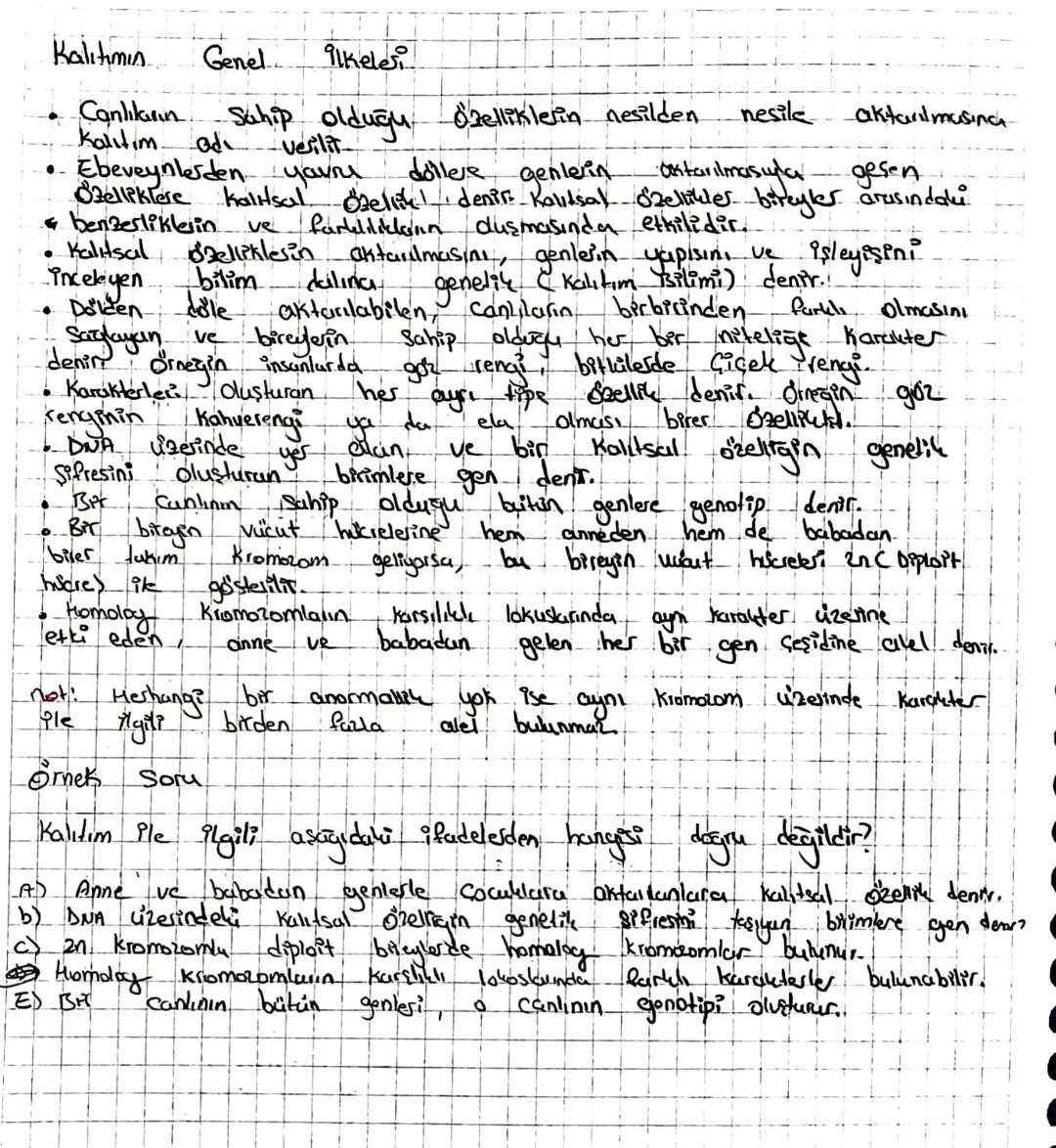 27-x
n= Bölünmeye schysse
X= oluşan
2. unite
Kalıtım ilkeleri
Kalıtım: Canlıların
aktaalmasına
Kalitim
denir.
Kalitsal
Sahip olduğu özellikl