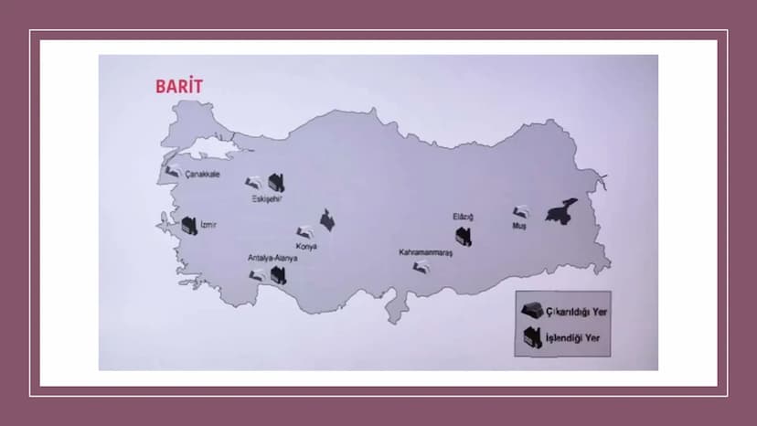 TÜRKİYE'DE MADEN,
ENERJİ KAYNAKLARI,
SANAYİ VE TİCARET Rezerv Madenin bulunduğu alan.
Tenör İşlenebilir maden
demir (hon)
Cevher(tuvenan): M