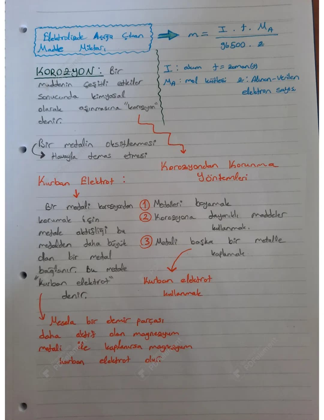 KIMYA ve ELEKTRIK
* Bir tanecik aldığı elektron kadar eksi (-)
Ve
verdigi elektron kadarda
artı yüklenir.
Redoks Tepkimeleri :
örnekler Yanm