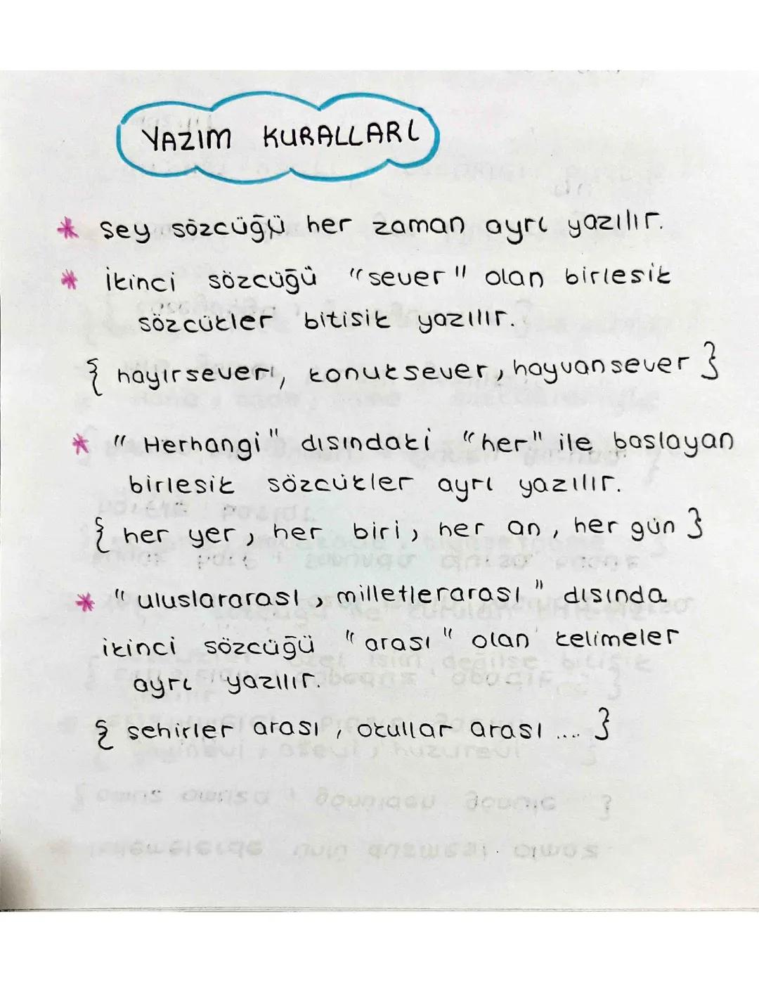 Yazım Kuralları