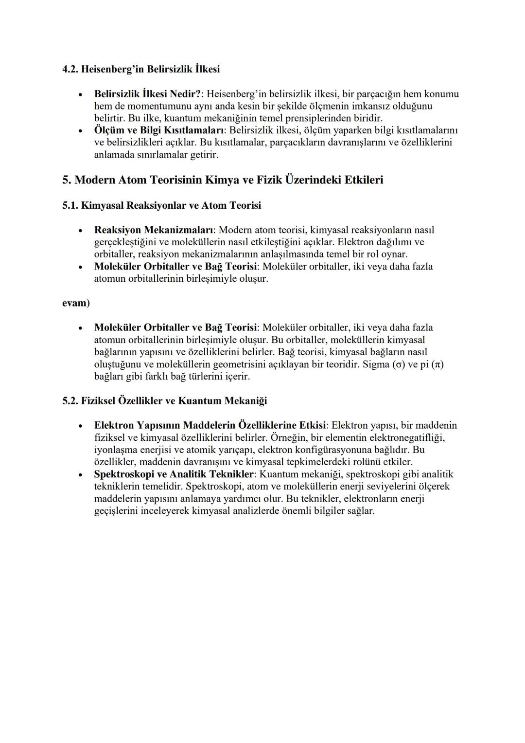 1. Modern Atom Teorisinin Gelişimi
1.1. Atom Teorisi Tarihi
•
.
•
•
John Dalton'ın Atom Teorisi: Dalton, atomları maddenin temel yapıtaşları