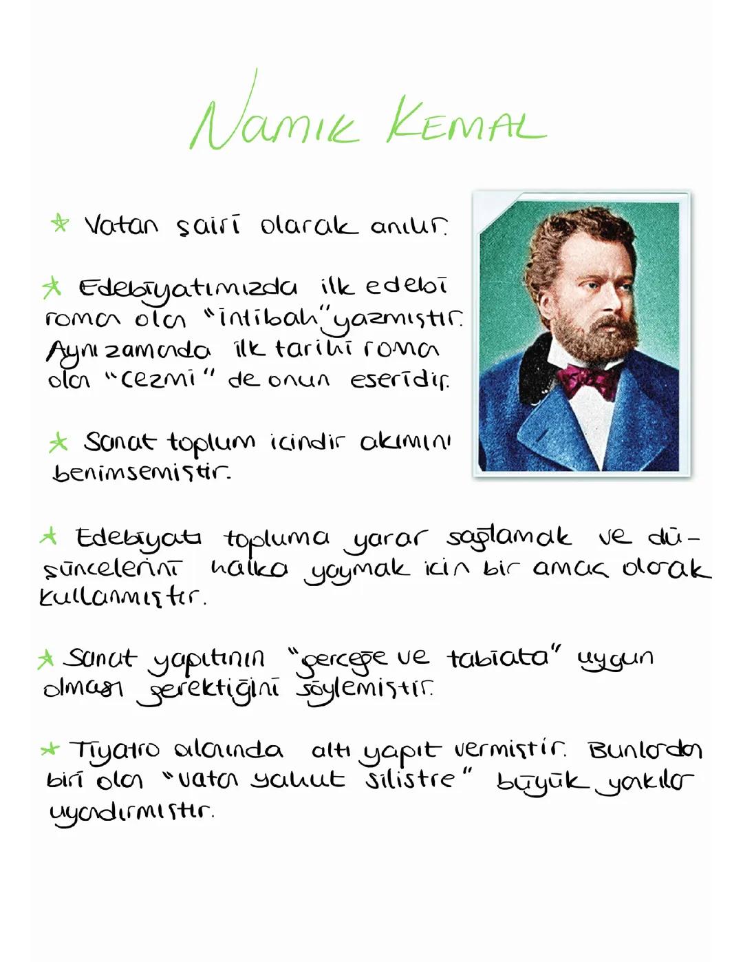 Namık Kemal ve Tanzimat Dönemi Edebiyatı