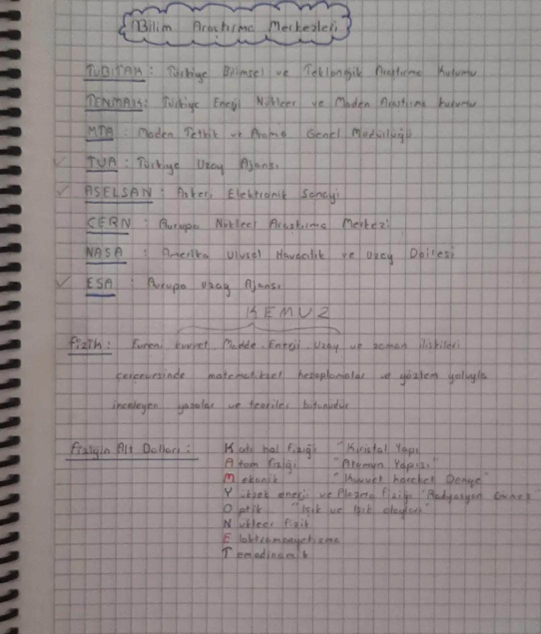 Bilim Arostirma Merkezleri?

TUBITAK: Turkiye Brimsel ve Teklongik Pragtime Kulumu.

TENMAIS: Turkiye Enciji Nükleer ve Maden Ainstions budu