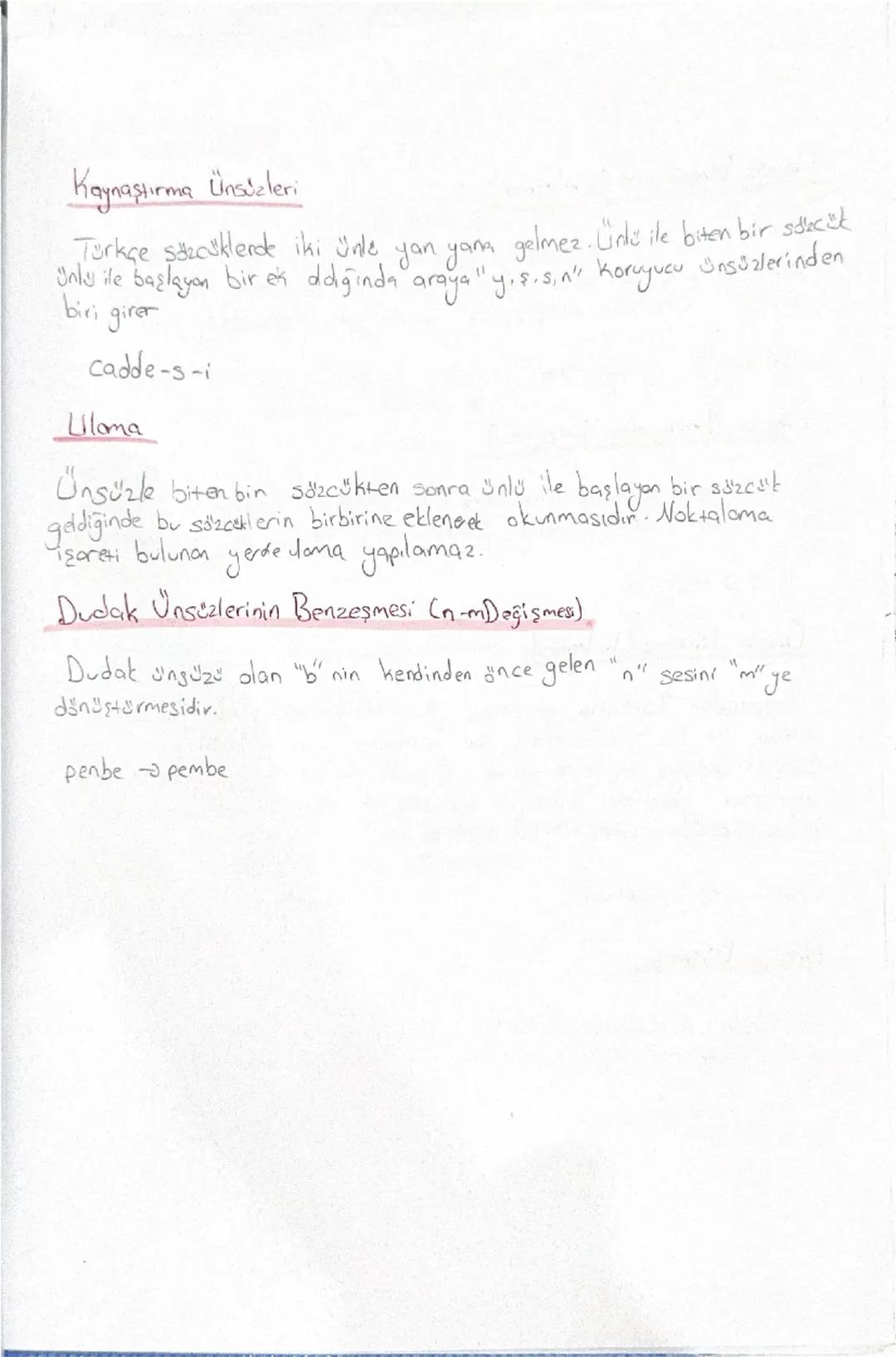Ses Olayları
Unlu Düşmesi
Sonu ünsüzle biten kelimelerin Unliyle başlayan bir ela
aldığında ikinci hecelerindeki dar ünis düşer.
oğulu oğlu
