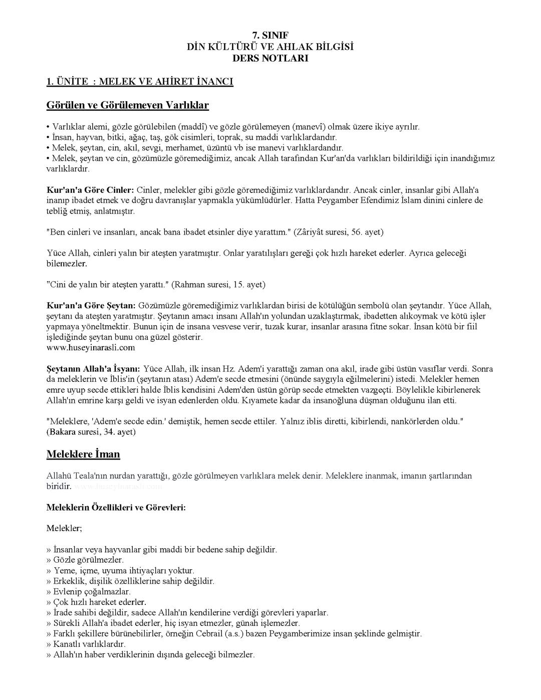 din kulturu ve ahlak bilgisi