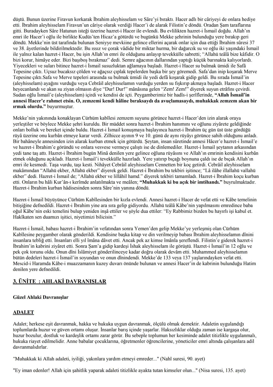 7. SINIF
DİN KÜLTÜRÜ VE AHLAK BİLGİSİ
DERS NOTLARI
1. ÜNİTE : MELEK VE AHİRET İNANCI
Görülen ve Görülemeyen Varlıklar
• Varlıklar alemi, göz