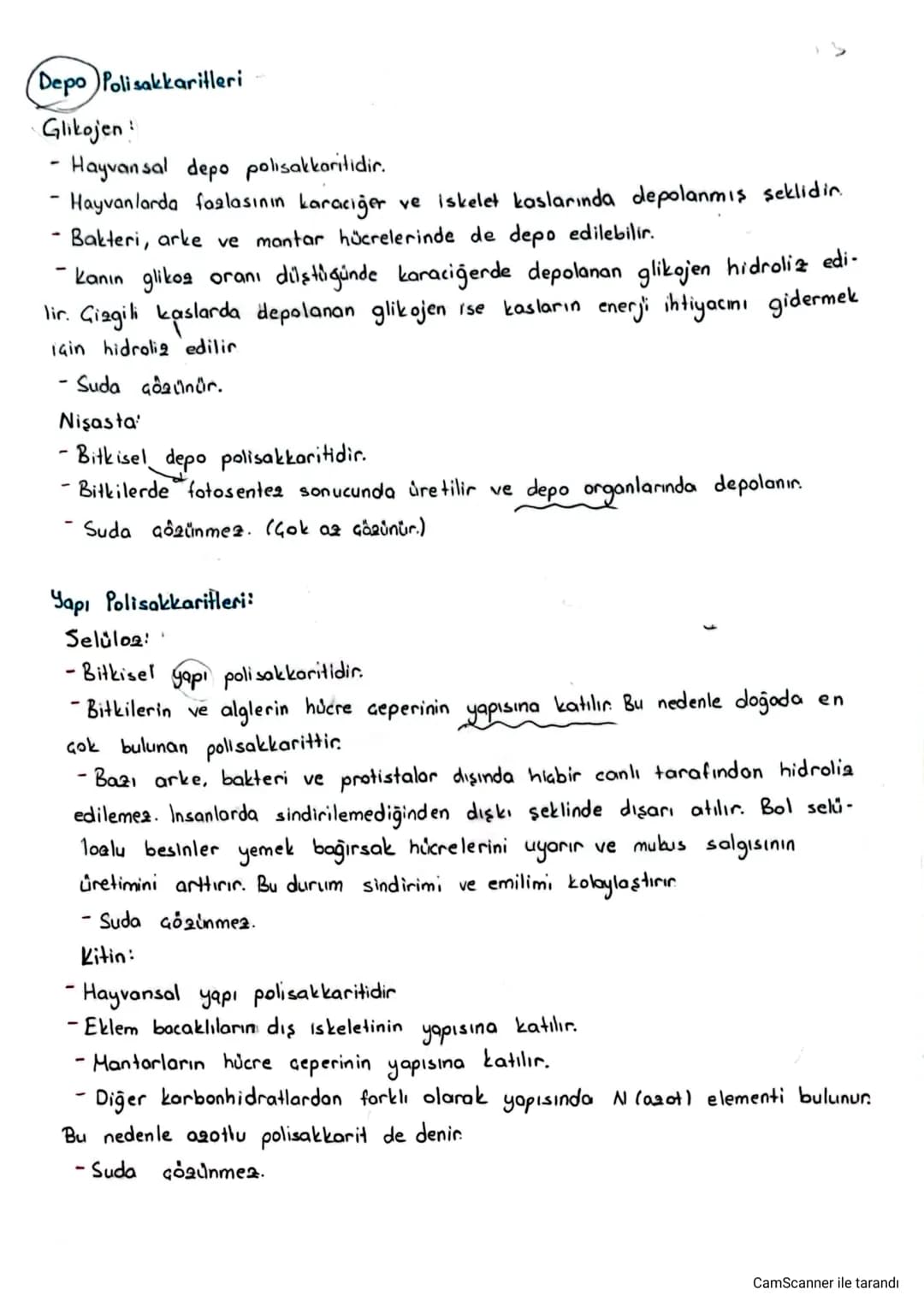 Karbonhidratlar:
- Yapısında karbon (C), hidrojen (H) ve oksijen (0) elemenleri bulunur.
- kapalı formülleri genel olarak (CH₂O) ile gösteri