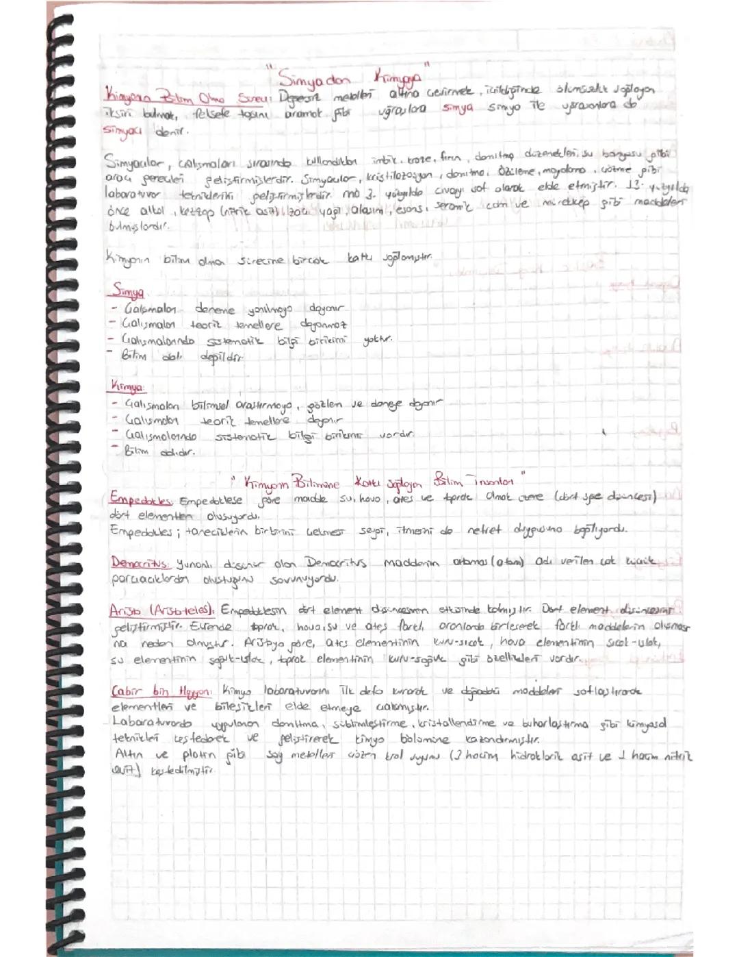 9. sınıf kimya tüm konular 