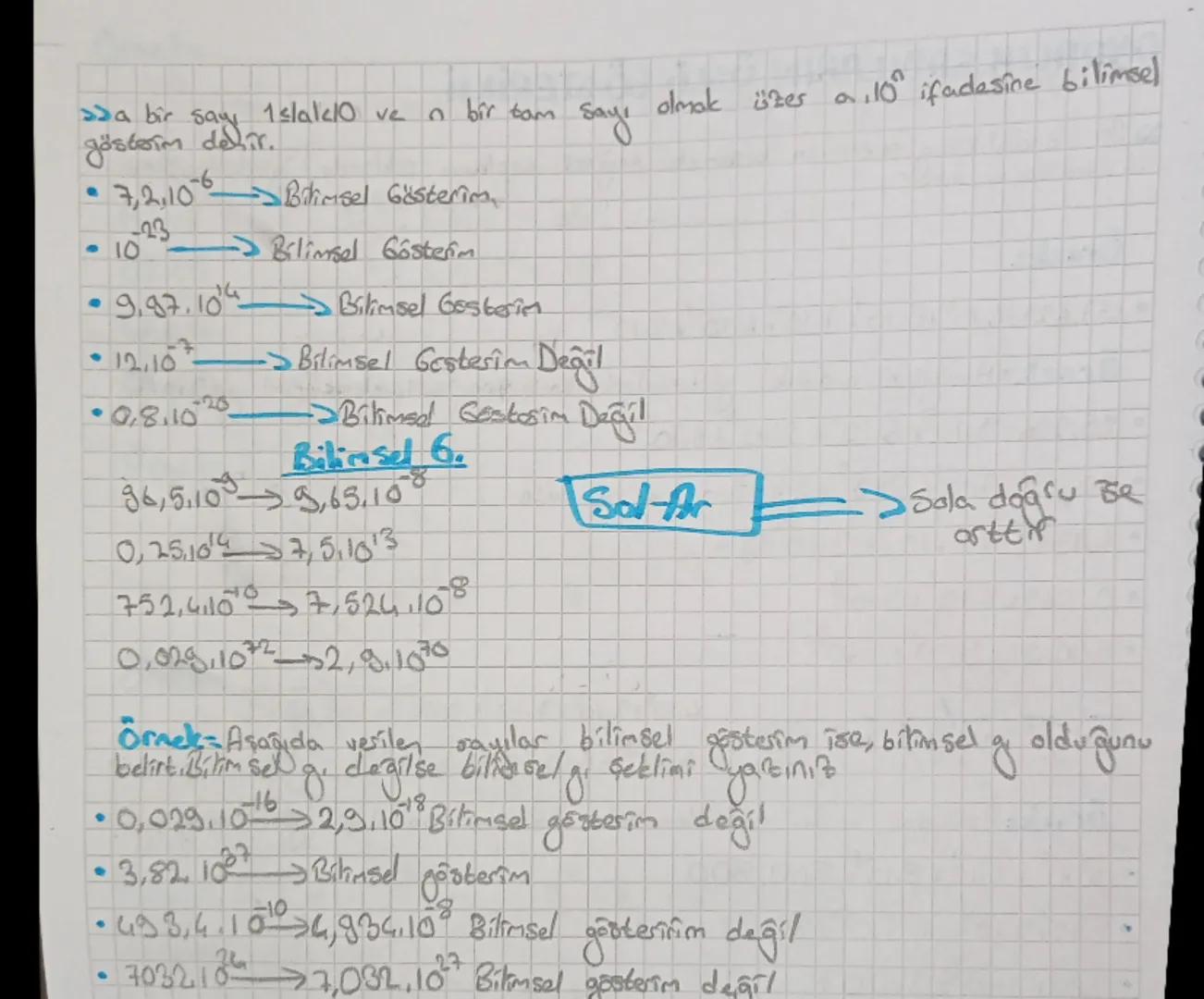 ONDALIK SAYILARIN ÜSLÜ GÖSTERİMİ
» Bir andalık gösterimin basamak değeri coplami şeklinde yazılmasına
Gözümleme
Örnek
• 457,627=4.10² +5.10 