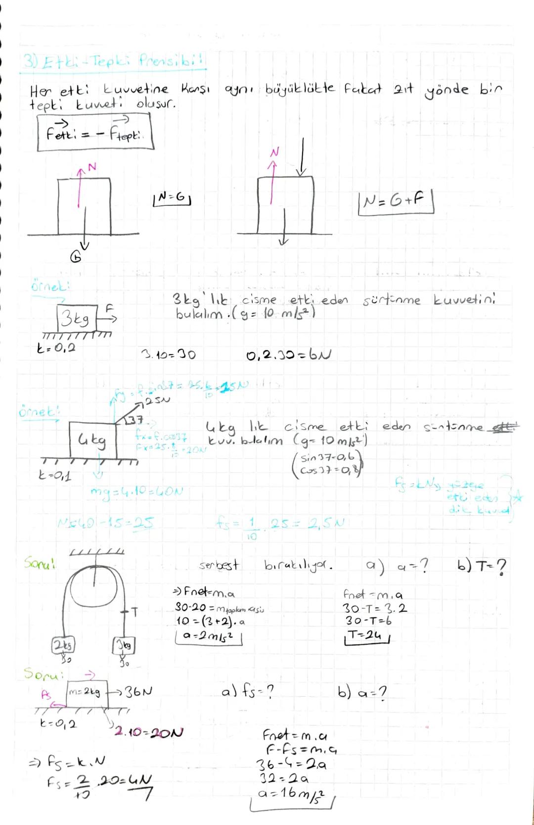 -Newton' un Hareket yasaları-

(1) Eylemsizlik Prensibil

Hareketlinin bulunduğu konumu korumasıdı. Hareket halindey-
se haneketine sabit hı