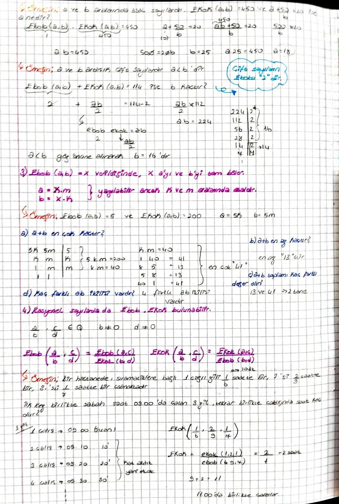 EBOB
-
Ehoh
En büyük ortak belen..
24 ve 40'1 dusunelim..
D
T
2
3
4
6
2A55022
12
24
40
En kirik ortak bolen (hat al)
En büyük ortak böleni "
