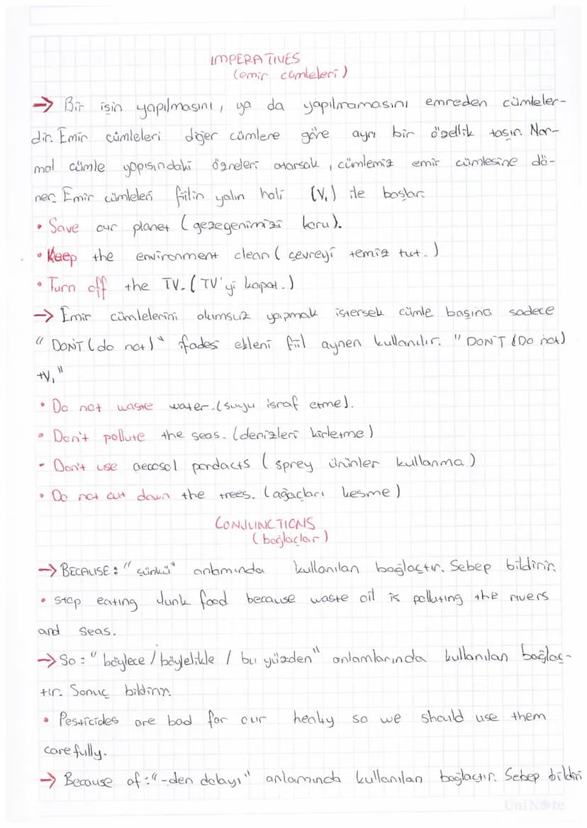 IMPERATIVES
(emir cumleleri)
Bir isin yapılmasını, ya da yapılmamasını
emreden cümleler-
dir. Emir cümleleri
mal cümle yapısındaki
dijer cüm