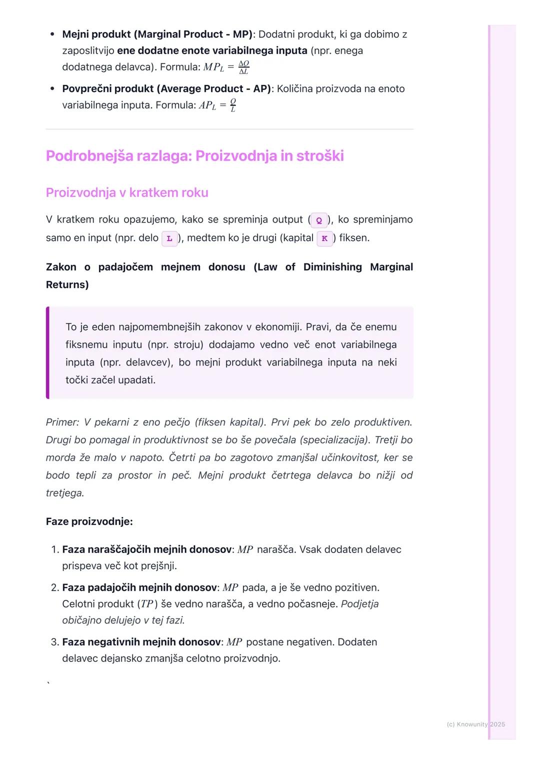 # Teorija proizvodnje in stroškov

## Uvod v teorijo proizvodnje

To poglavje se osredotoča na obnašanje podjetij. Analizirali bomo, kako
po