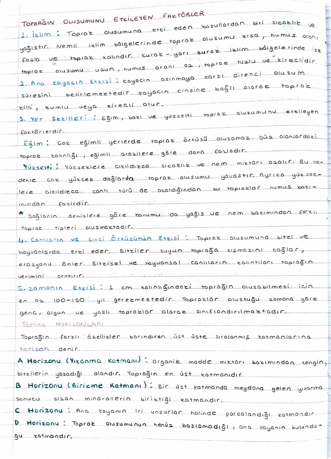 YERYÜZÜNDEKİ TOPRAK ÖRTÜSÜ
Toprak; ana
kayanın fiziksel
ve kimyasal
Toprak
kati, siu
aycis most
SOOUCH olus maktadır.
ve gazlardan olus makt