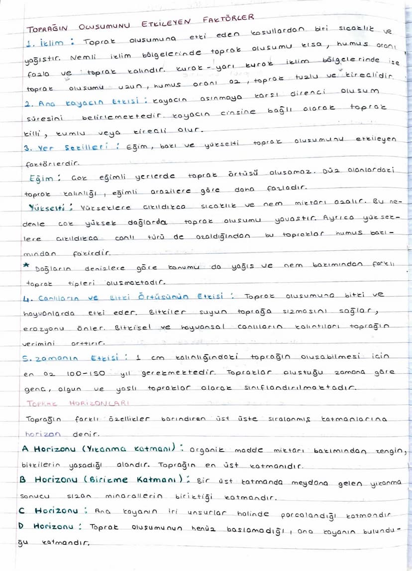 YERYÜZÜNDEKİ TOPRAK ÖRTÜSÜ
Toprak; ana
kayanın fiziksel
ve kimyasal
Toprak
kati, siu
aycis most
SOOUCH olus maktadır.
ve gazlardan olus makt