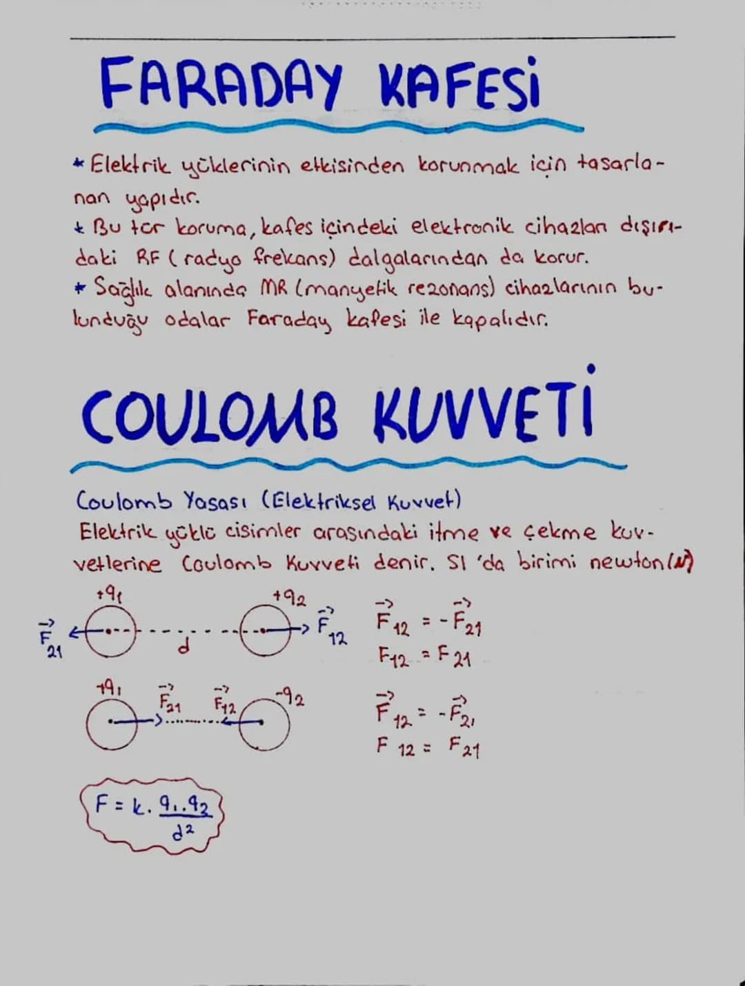 ใน
FARADAY KAFESI
*Elektrik yüklerinin etkisinden korunmak için tasarla-
nan yapıdır.
+ Bu for koruma, kafes içindeki elektronik cihazları d