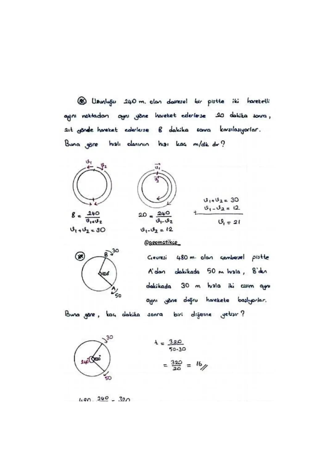 16
⑧Durgun sudaki hizi 24 m/dk olan ber kayık, akıntı hızı
6 m/dk olan bir nehir boyunca hareket ediyor. Bu kayık
dakika Jonra harekete başl