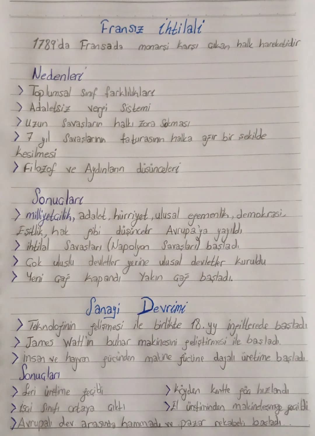 # Fransız ihtilali
1789'da Fransada monarşı karşı çıkan halk hareketidir

Nedenleri
> Toplumsal sınıf farklılıklare
→ Adaletsiz vergi Sistem