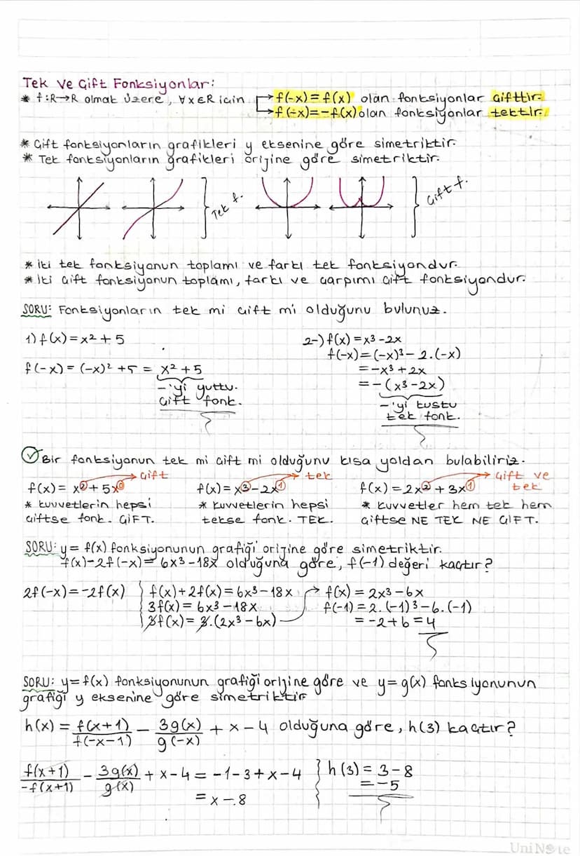 NOT: y = ax² gratiği orijinden geaer. ( x'e
y=ax² + bx
FONKSİYONLARDA UYGULAMALAR:
Over
ise
y=0
arjinder gener.
Fonksiyon Grafiğinin Eksenle