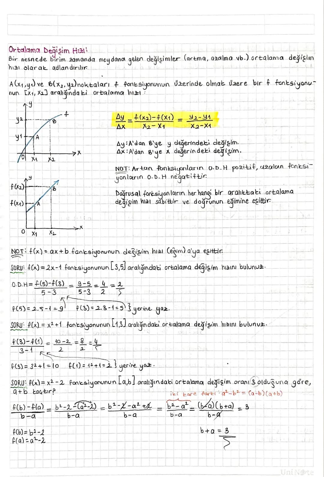 NOT: y = ax² gratiği orijinden geaer. ( x'e
y=ax² + bx
FONKSİYONLARDA UYGULAMALAR:
Over
ise
y=0
arjinder gener.
Fonksiyon Grafiğinin Eksenle