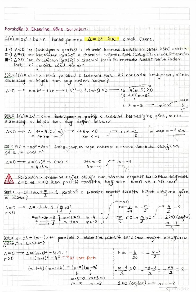 NOT: y = ax² gratiği orijinden geaer. ( x'e
y=ax² + bx
FONKSİYONLARDA UYGULAMALAR:
Over
ise
y=0
arjinder gener.
Fonksiyon Grafiğinin Eksenle