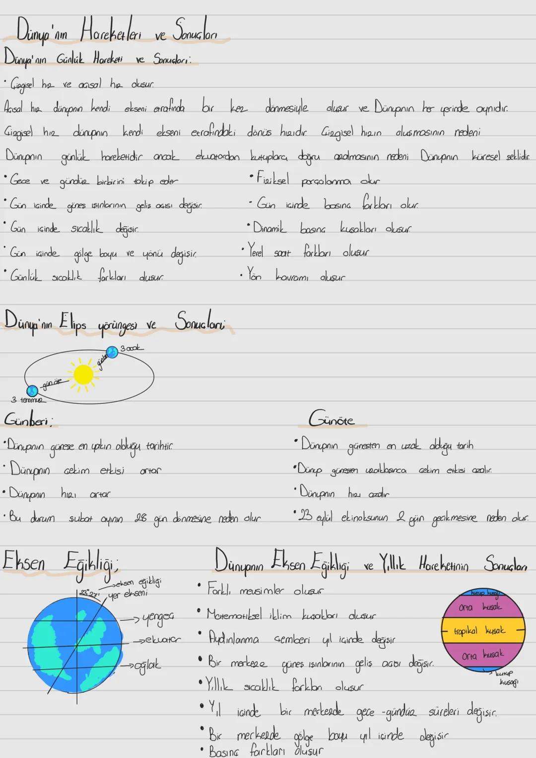 Dünya'nın Se lali ve Hareketleri
Günes sistemi ve Dünya;
Günes
Merkür
Uranus
Satürn
Júpiter
Neptun
Dünya'nın Gooit Scklinin Sonuclari;
• Ekv