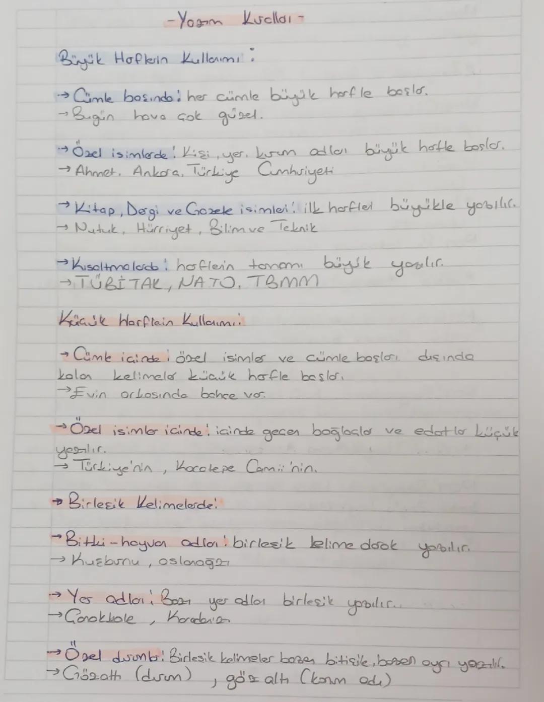 TYT Türkçe Yazım Kuralları Rehberi