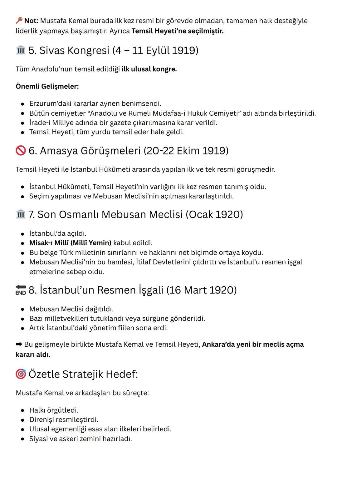 --- OCR Start ---
Kurtuluş Savaşı'na Hazırlık Dönemi (1919)
Genel Bakış
Mondros Ateşkes Antlaşması'ndan sonra Osmanlı fiilen bitmişti. Anado